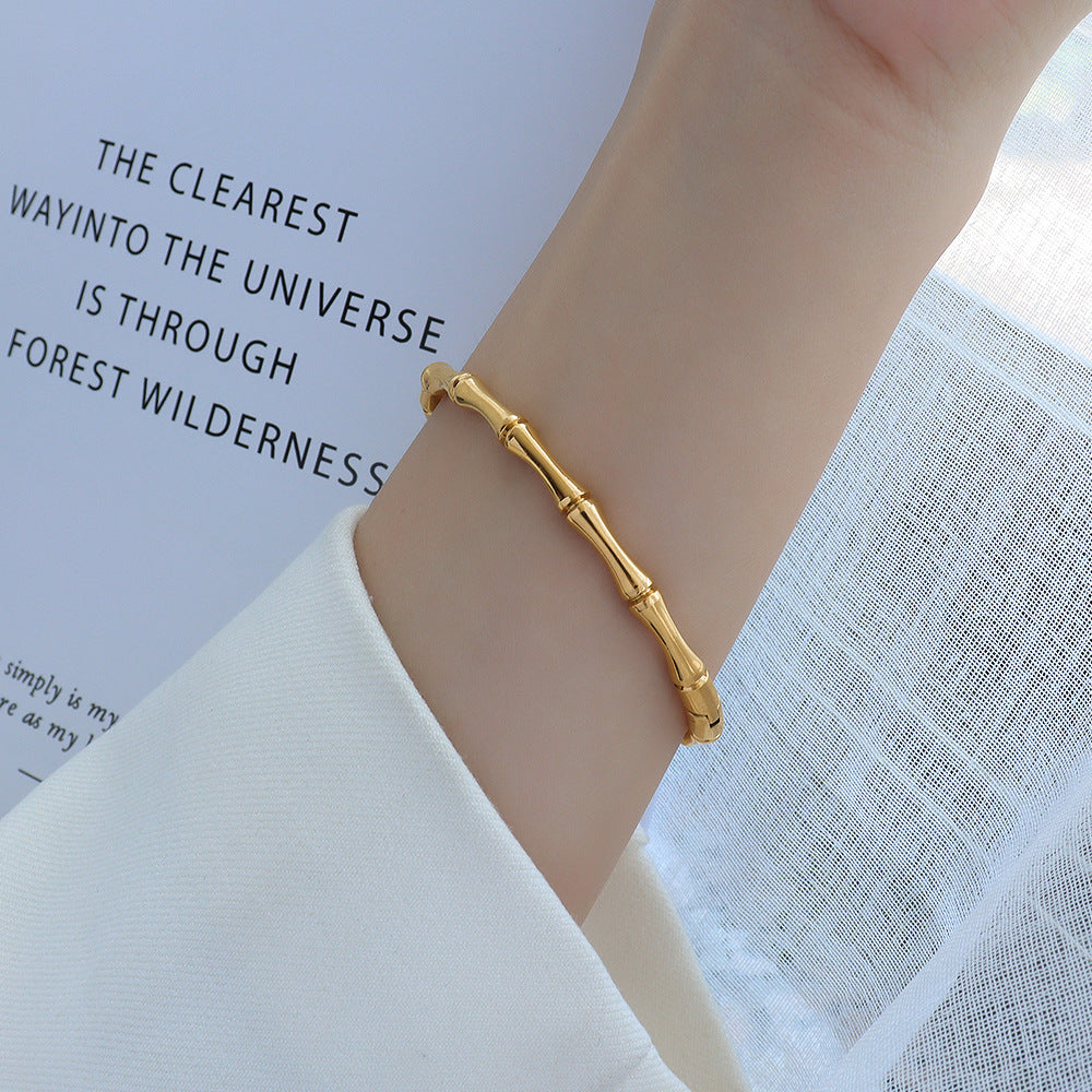 Bamboo Buckle Bracelet