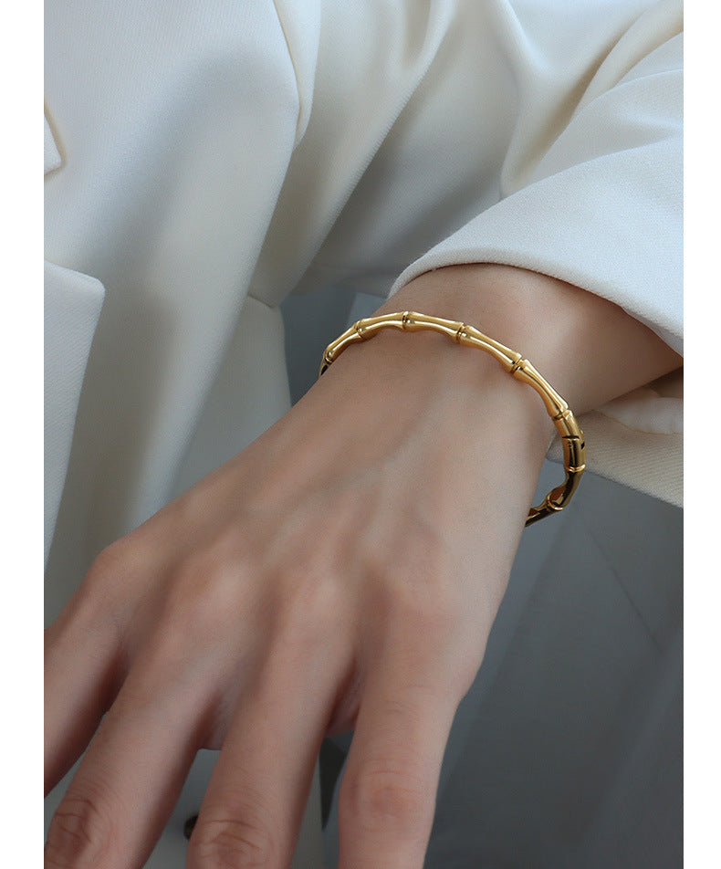 Bamboo Buckle Bracelet