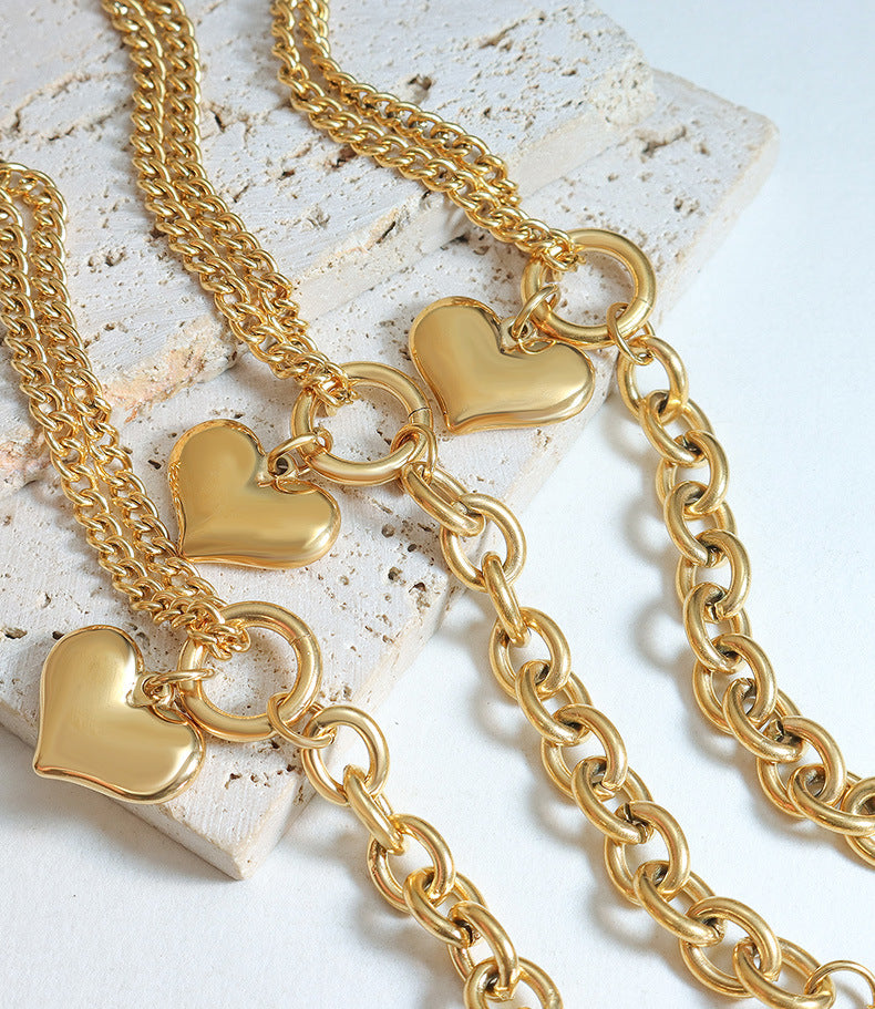 Gold Heart Bracelet