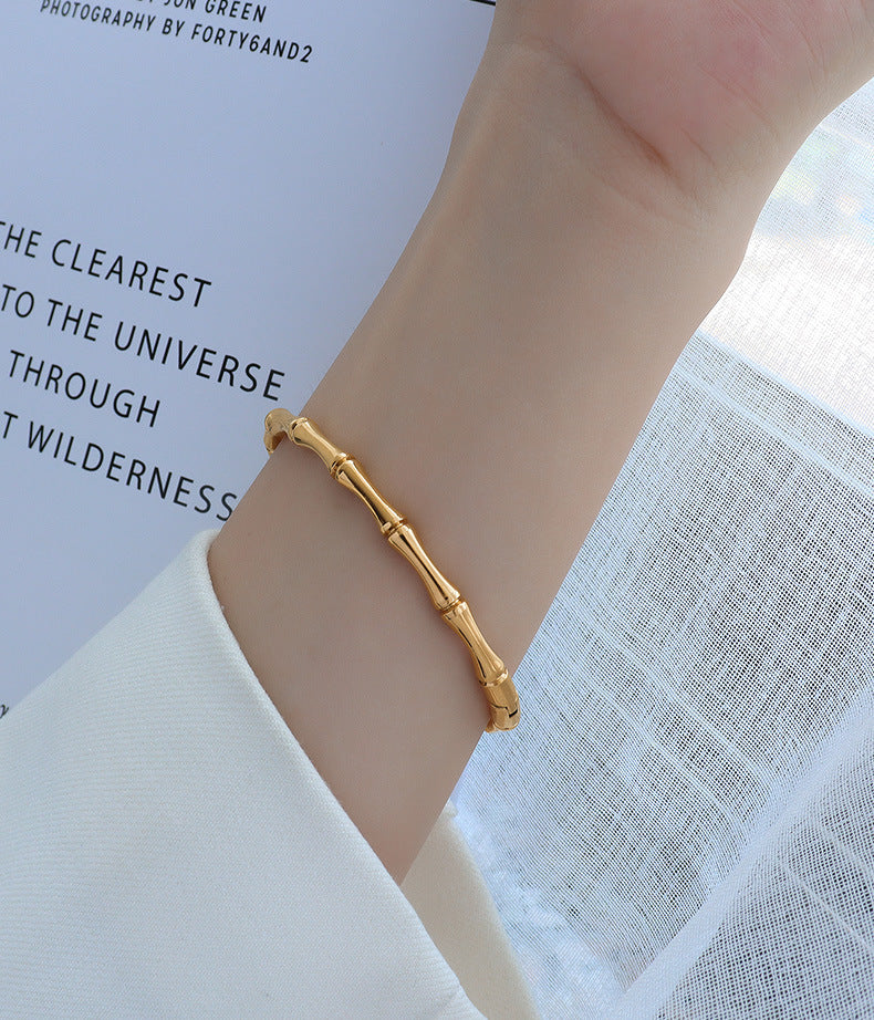 Bamboo Buckle Bracelet