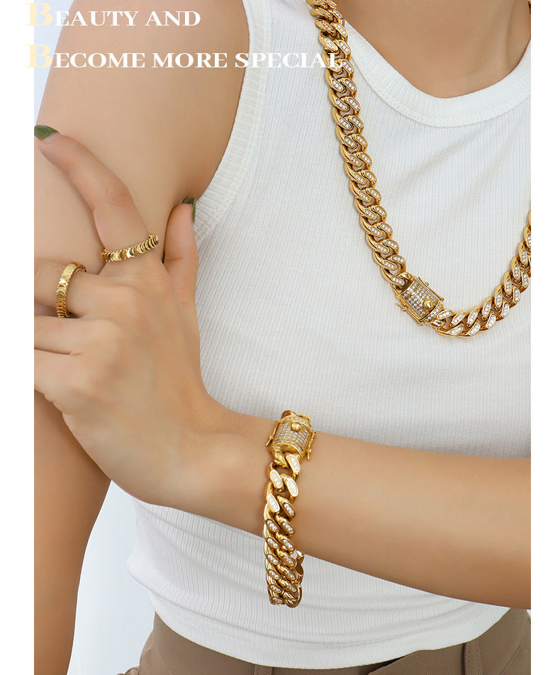 full diamond Cuban chain