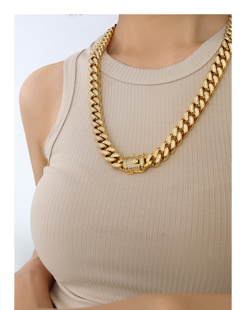 full diamond Cuban chain