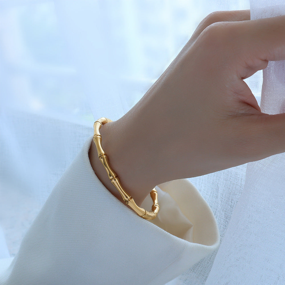 Bamboo Buckle Bracelet